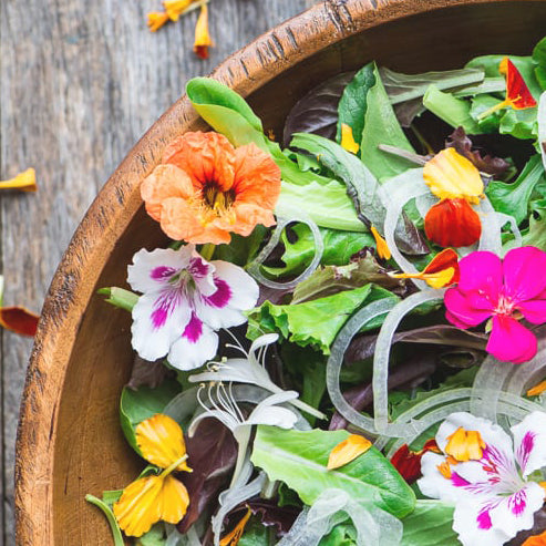 Edible Flowers for Cakes, Cocktails, Salads And More